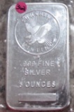 .999 Fine Silver 5oz Sunshine Minting Bar