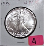 1987 American Eagle Silver Dollar