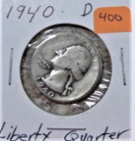 1940-D Liberty Quarter