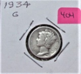 1934 Liberty Dime