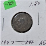 1907 Indian Head Cent