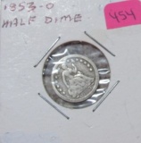 1853-O Half Dime