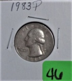 1983-P Washington Quarter