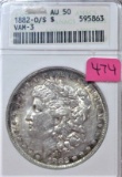 1882 O/S E Pluribus Unum Silver Dollar