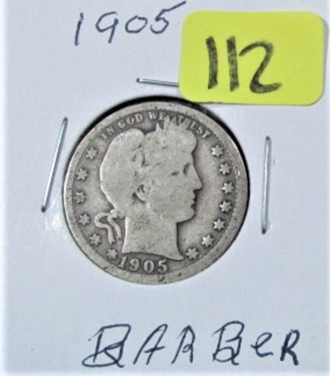 1905 Barber Quarter