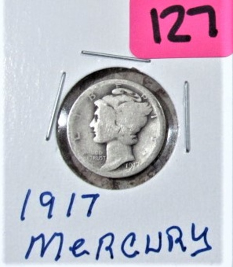 1917 Mercury Dime