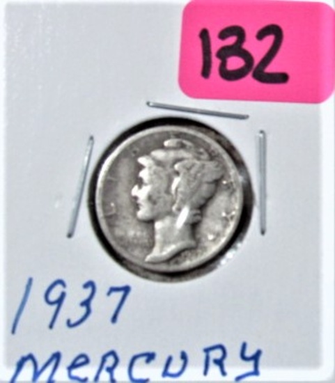 1937 Mercury Dime