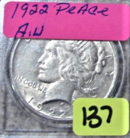 1922 Peace Dollar
