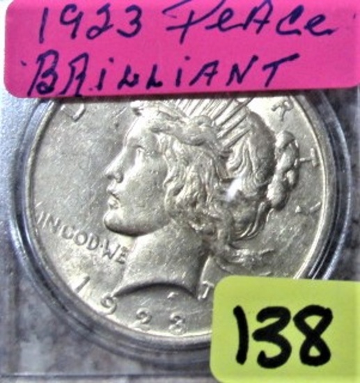 1923 Peace Dollar