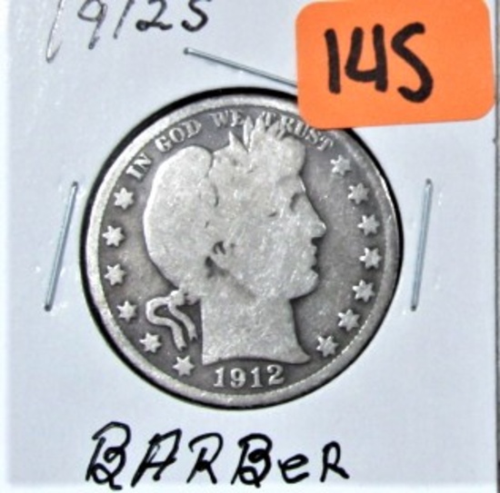 1912-S Barber Half