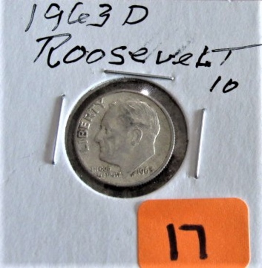 1963-D Roosevelt Dime