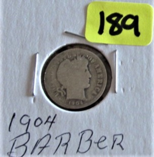 1904 Barber Dime