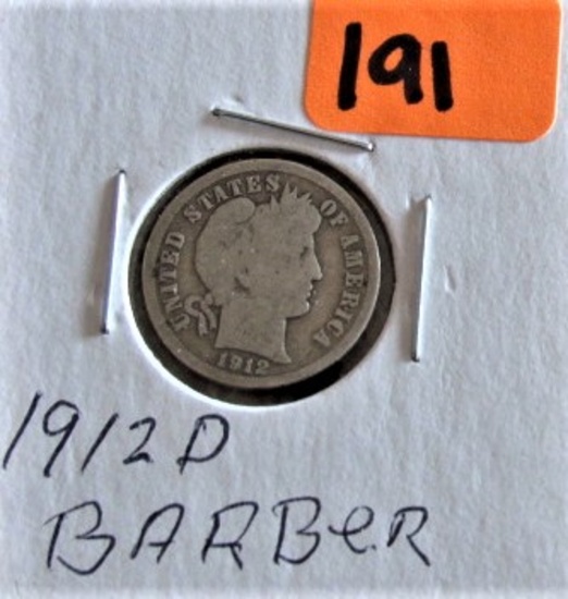 1912-D Barber Dime