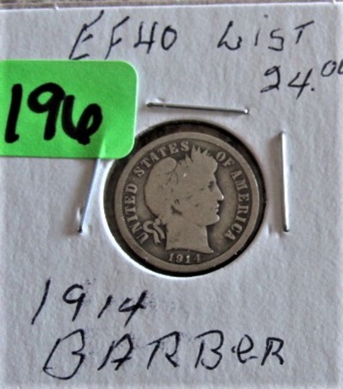 1914 Barber Dime