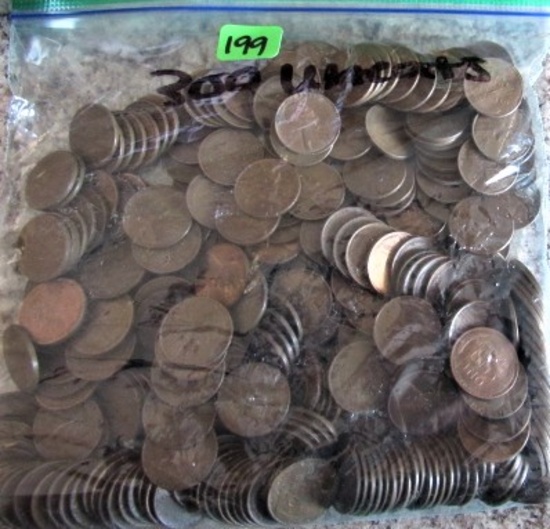 300 Wheat Cents
