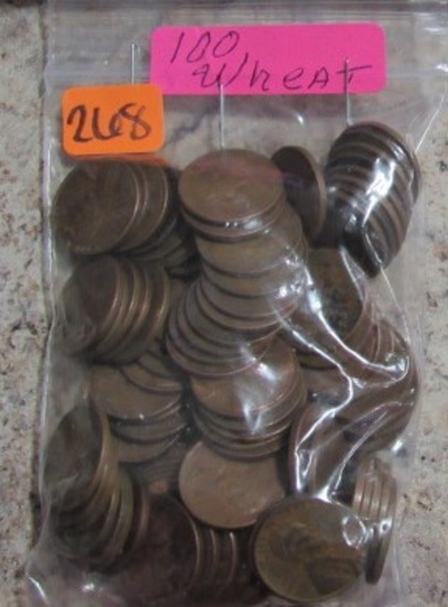 100 Wheat Cents