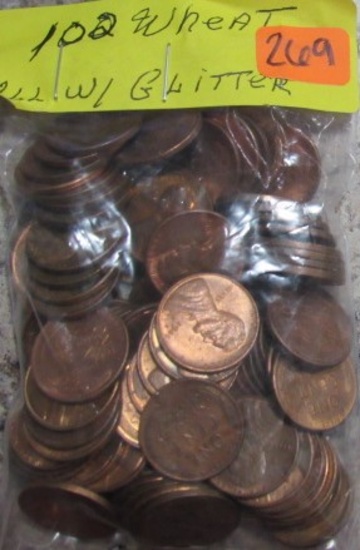 100 Wheat Cents