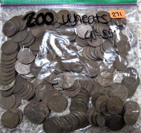 200 Wheat Cents
