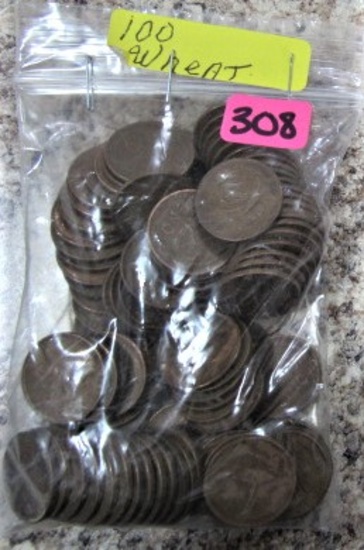 100 Wheat Cents