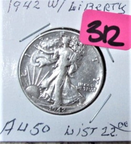 1942 Walking Liberty Half