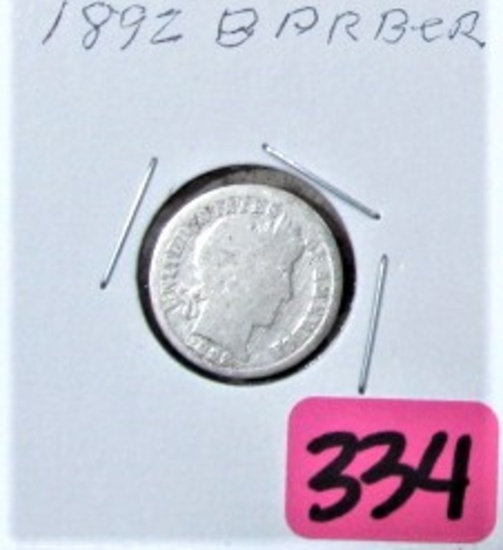 1892 Barber Dime