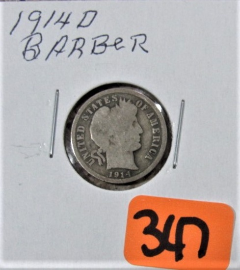1914-D Barber Dime