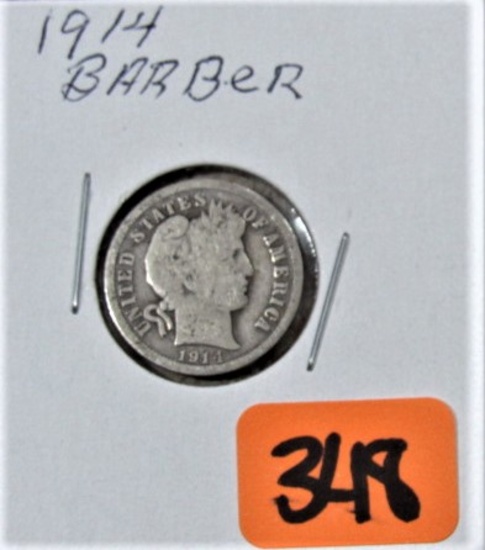 1914 Barber Dime