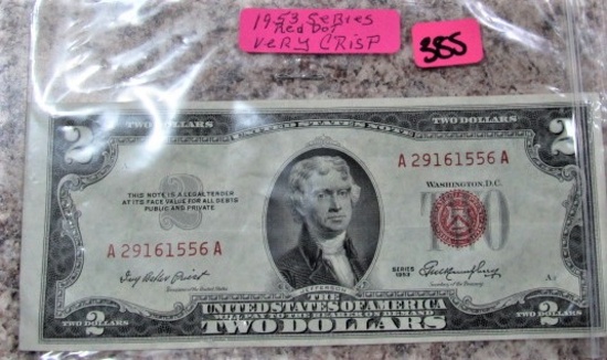 1935 Red Dot Series $2
