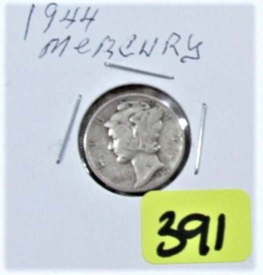 1944 Mercury Dime
