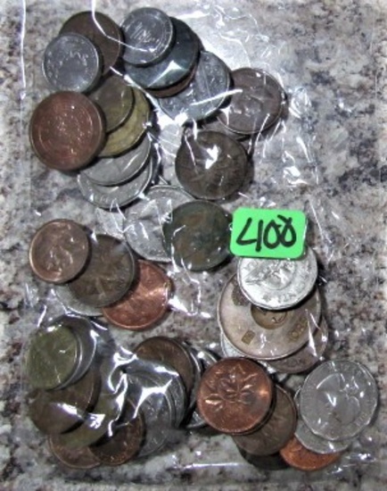 (50) Foreign Coins