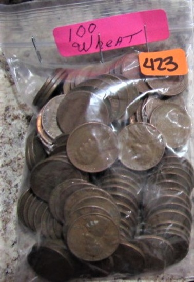 100 Wheat Cents