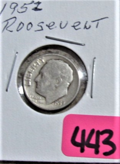 1952 Roosevelt Dime
