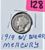1919 Mercury Dime