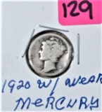 1920 Mercury Dime