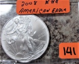 2008 Silver American Eagle