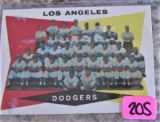 1961 Topps Team Los Angeles Dodgers #18