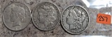 1925 Peace, 1880-S, 1889 Morgan Dollars