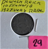 1927 Dewech Reich 10 Fenn
