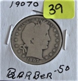1907-O Barber Half