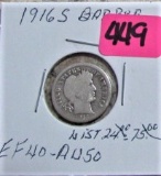 1916-S Barber Dime