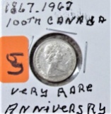 1867-1967 100th Canada Anniversary Coin