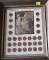 Lincoln Memorial Coins Framed