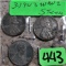 3 1943 WW2 Cents