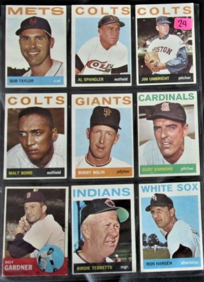 9 Baseball Cards