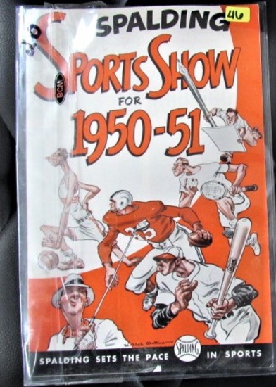 1950-51 Spalding Sports Program