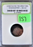 330 A.D. Roman Empire Graded Coin
