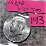 1983-D Kennedy Half Dollar