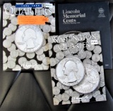 1980-1985 Washington Quarters Books, Lincoln Cents