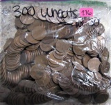 300 Wheat Cents