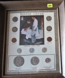 Wartime Coinage Framed